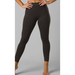 NWT prAna Chakara 7/8 Leggings Women's Dark Iron Brown XS